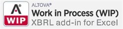 Altova® Work in Process, WIP 2026 XBRL Add-in for Excel (лицензия), Concurrent Users (10 пользователей) 1586782063