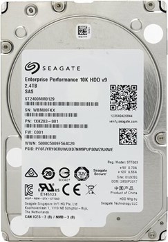 Гибридный диск SEAGATE Enterprise Performance 2.5 2400Gb 10K SAS 12Gb/s 1101024786