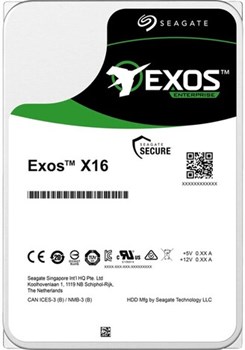 Жесткий диск SEAGATE Exos X16 3.5 12TB 7.2K SATA3 1849924038