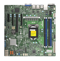 Материнская плата SUPERMICRO LGA-1200 (Socket H5) Intel C252 X12STL-F 1583344594