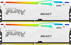 Оперативная память Kingston FURY Beast White RGB EXPO 32GB 6000MT/s DDR5 CL30 (Kit of 2), KF560C30BWEAK2-32, RTL 1787469568