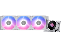 Система жидкостного охлаждения/ Water Cooling System MSI MPG CORELIQUID P13 360 (300W, 360mm, LED, White, ARGB/ Fans: 3x120mm, 64.89CFM, 2050RPM/ Pump 20dBA, 3400RPM, Rad thickness 27mm/ S: 1851, 1700, AM5, AM4) 2061720053