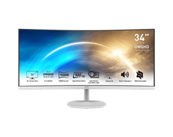 Монитор MSI MP341CQ 34.0-inch белый 735176493