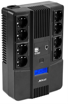ИБП Бастион SKAT-UPS Line-interactive 800ВА / 480Вт SKAT-UPS 800-AID-IN-1x9-8 (8933) 1485289113