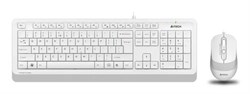 Клавиатура+мышь A4tech Клавиатура + мышь Fstyler F1010 F1010 WHITE, цвет белый 374259182
