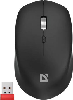 Мышь Defender Velvet MB-406 52406, цвет черный 1529578597