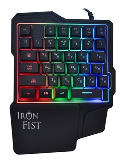 Клавиатура Oklick KeyBoard 701G IRON FIST 1196590, цвет черный 1659576243