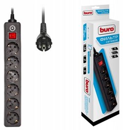 Сетевой фильтр Buro 600SH-1.8-B 1179841023