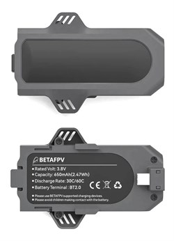 Аккумулятор BETAFPV Aquila16 650мАч 1S 60C LiHV (BT2.0) (2 шт.) 1908395654