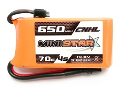 Аккумулятор CNHL Ministar 650мАч 4S 70C LiPo (XT30) 362105510
