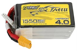 Аккумулятор Tattu R-Line V4.0 1550мАч 6S 130C LiPo (XT60) 675743904