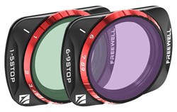 Набор из 2 нейтральных VND фильтров (ND4-32 + ND64-512) DJI Osmo Pocket 3 (Freewell) 752163899