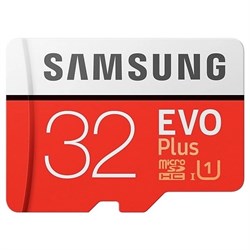 Карта памяти 32ГБ MicroSD Samsung EVO PLUS Class 10 + SD adapter (MB-MC32GA/RU) 312442580