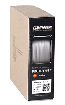 ABS GF-4 пластик Filamentarno Белый 1,75 мм (750 гр) 1133851154