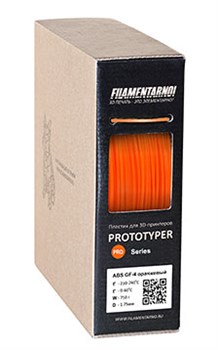 ABS GF-4 пластик Filamentarno оранжевый флуоресцентный 1,75 мм (750 гр) 2103018606