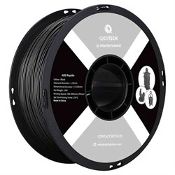 ABS Rapido пластик Qidi Tech Black Черный 1,75 мм (1 кг) 2119331603