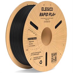 PLA Plus Rapid пластик Elegoo Black Черный 1,75 мм (1 кг) 1029751660
