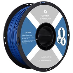 PLA Rapido пластик Qidi Tech Blue Синий 1,75 мм (1 кг) 758711367