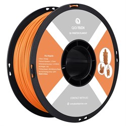 PLA Rapido пластик Qidi Tech Orange Оранжевый 1,75 мм (1 кг) 1066757083