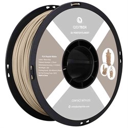 PLA Matte Rapido пластик Qidi Warm Gray (Тёплый Серый) 1,75 мм (1 кг) 1256012234