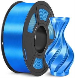 PLA Plus пластик Sunlu Silk Blue Синий 1,75 мм (1кг) 627266042