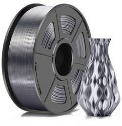 PLA Plus пластик Sunlu Silk Grey 1,75 мм (1кг) 1955553788