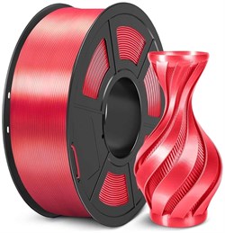 PLA Plus пластик Sunlu Silk Red 1,75 мм (1кг) 1603517386