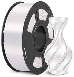 PLA+ пластик Sunlu Silk White 1,75 мм (1кг) 1513211556