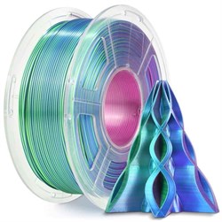 PLA пластик Sunlu Silk Tri-Color Blue Green Purple 1,75 мм (1кг) 938574332