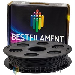 TPU Soft Bestfilament Black Черный — гибкий материал с твердостью 95A 1625729523