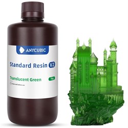 Фотополимер Anycubic Standard Resin V2 Translucent Green - Прозрачный зеленый (1кг) 83823776