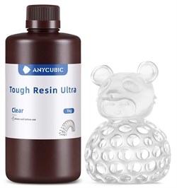 Фотополимерная смола Anycubic Tough Resine Ultra Clear Прозрачная (1 кг) 1264387117