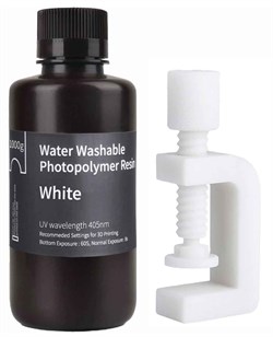 Фотополимер Elegoo Water Washable Resin White (1кг) 1211033293