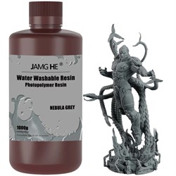 Фотополимерная смола JAMG HE Water Washable Plus Resin Nebula Grey Темно-серый 10K (1 кг) 89473988