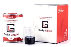 Фотополимерная смола Gorky Liquid Simple синяя (1кг) 1965665356