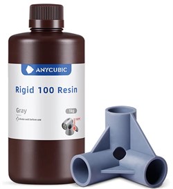 Фотополимер Anycubic Rigid 100 Resin Gray Серый (1кг) 952756232