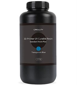 Фотополимер Creality Standard Rigid Plus Transparent Blue (прозрачный синий) (1 кг) 1489219517