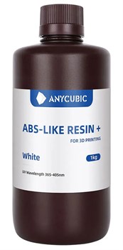 Фотополимерная смола Anycubic ABS-Like Resin+ White Белая (1кг) 1083764713