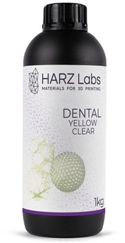 Фотополимерная смола HARZ Labs Dental Yellow Clear (1 кг) 1846634625