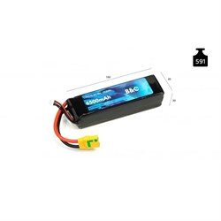 Аккумулятор LiPo B&C — 14.8v 6500 мАч 90 С 1423114043