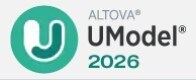 Altova® UModel® 2026 Basic Edition (лицензия), Installed Users (1 пользователь) 1512430694