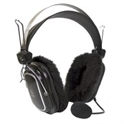 Гарнитура A4tech HS-60, цвет черный/серебристый 1085743307