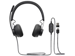 Гарнитура/ Logitech Headset Zone Wired Teams Graphite 711070302