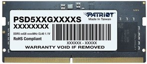 Оперативная память Patriot Desktop DDR5 4800МГц 32GB, PSD532G48002S, RTL 477596466