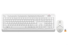 Клавиатура+мышь A4tech Клавиатура + мышь Fstyler FG1012 FG1012 WHITE, цвет белый 519318196