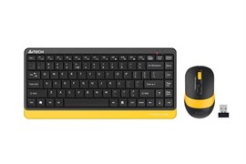 Клавиатура+мышь A4tech Клавиатура + мышь Fstyler FG1110 FG1110 BUMBLEBEE, цвет черный 1536668575