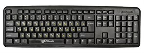 Клавиатура Oklick KeyBoard 130M 337077, цвет черный 1898178110