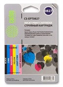 Картридж черный, голубой, пурпурный, желтый, светло-голубой, светло-пурпурный Cactus CS-EPT0827 762625490