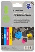 Картридж черный, голубой, пурпурный, желтый Cactus CS-EPT0735 871883746