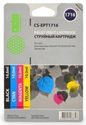 Картридж черный, голубой, пурпурный, желтый Cactus CS-EPT1716 1066784119